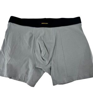 Rustler Wrangler Mens Boxer Briefs Grey Cotton Spandex L 36 38 Comfort Waistband